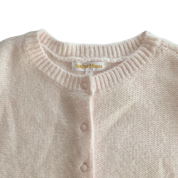 Sugar Moon Cardigan Button-Front Light Pink - Picture 8 of 14